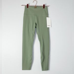 Lululemon Athletica Women’s Wunder Train HR Leggings 25” green size 6